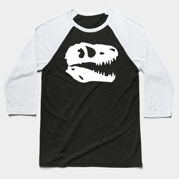 T-Rex Fossil Baseball T-Shirt by The BioGeeks